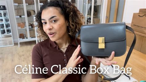 celine patina box small|celine box bag.